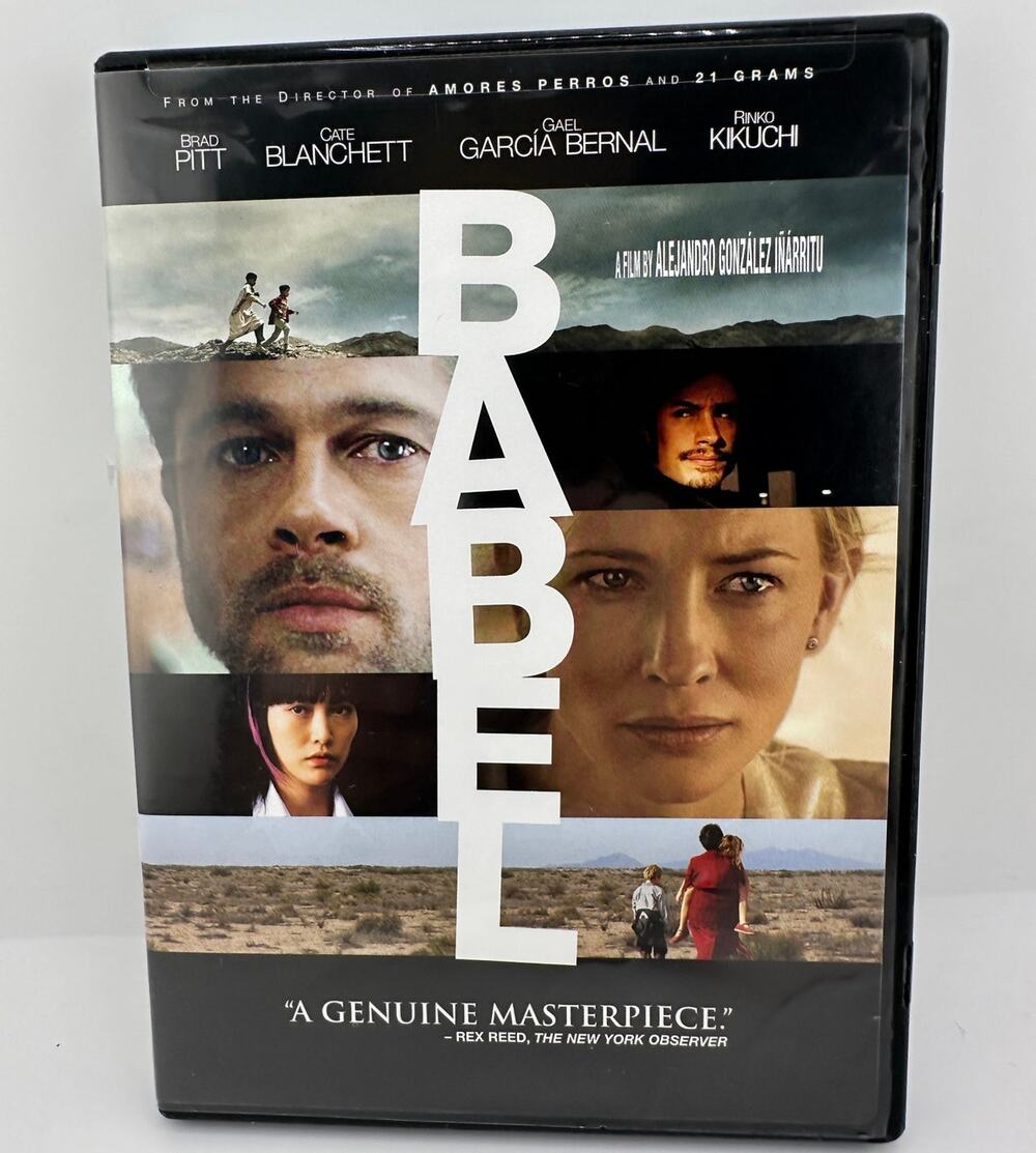 Babel DVD 2006 Brad Pitt Cate Blanchett Alejandro González Iñárritu Widescreen